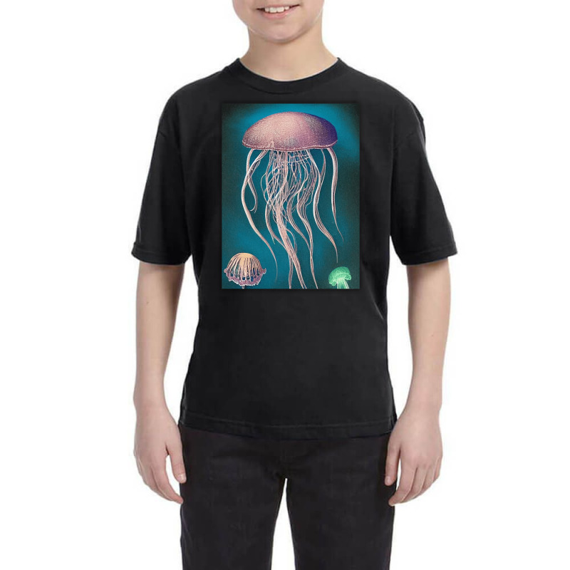 Jellyfish Artwork Beach Youth Tee | Artistshot