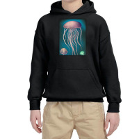 Jellyfish Artwork Beach Youth Hoodie | Artistshot