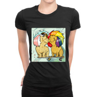 Gay Lion Couple Ladies Fitted T-shirt | Artistshot