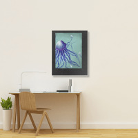 Jellyfish Artwork Digitalart Portrait Canvas Print | Artistshot