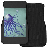 Jellyfish Artwork Digitalart Front Car Mat | Artistshot