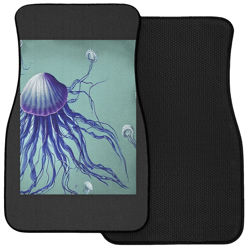 Jellyfish Artwork Digitalart Front Car Mat | Artistshot