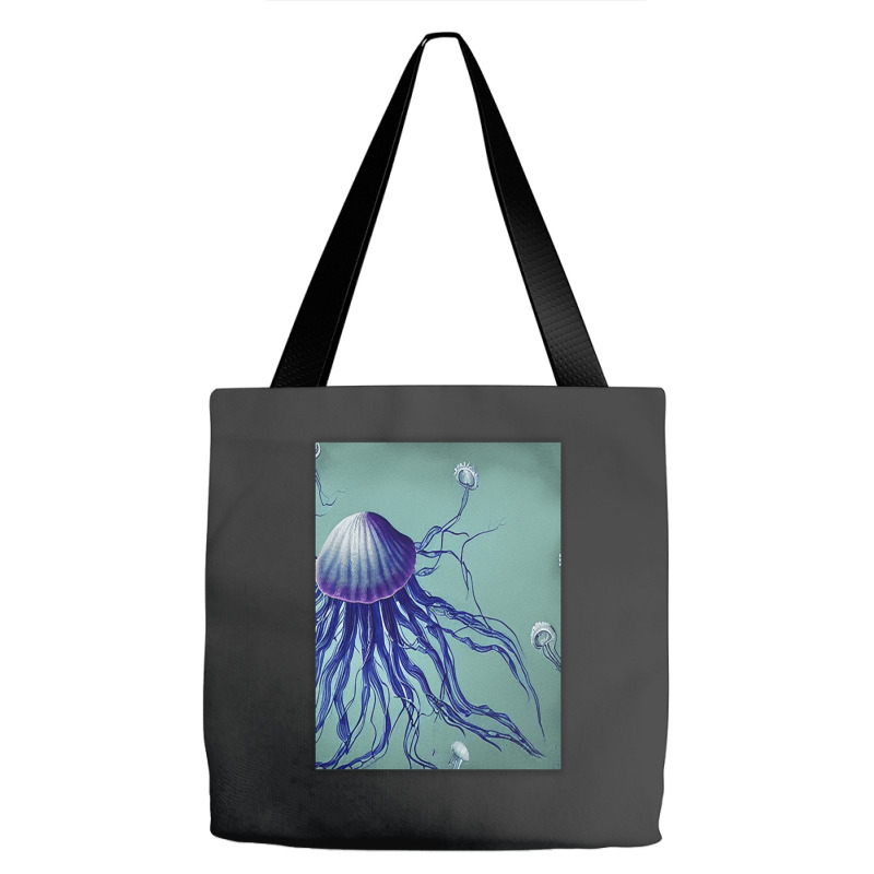 Jellyfish Artwork Digitalart Tote Bags | Artistshot