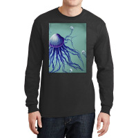 Jellyfish Artwork Digitalart Long Sleeve Shirts | Artistshot