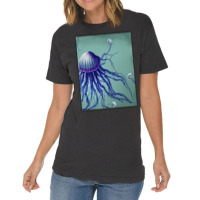 Jellyfish Artwork Digitalart Vintage T-shirt | Artistshot