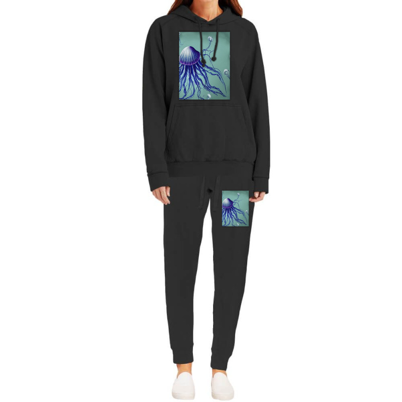 Jellyfish Artwork Digitalart Hoodie & Jogger Set | Artistshot