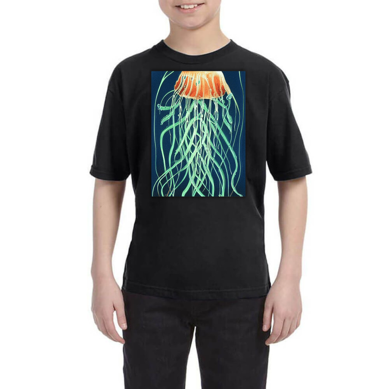 Jellyfish Artwork Ocean Youth Tee | Artistshot