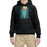 Jellyfish Artwork Ocean Youth Hoodie | Artistshot