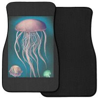 Jellyfish Artwork Beach Front Car Mat | Artistshot