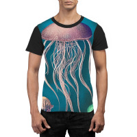 Jellyfish Artwork Beach Graphic T-shirt | Artistshot