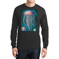 Jellyfish Artwork Beach Long Sleeve Shirts | Artistshot