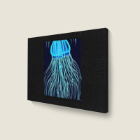 Jellyfish Artwork Sea Landscape Canvas Print | Artistshot