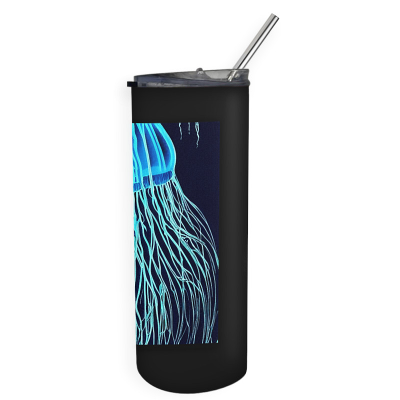 Jellyfish Artwork Sea Skinny Tumbler | Artistshot