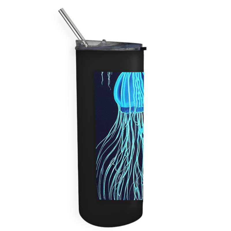 Jellyfish Artwork Sea Skinny Tumbler | Artistshot