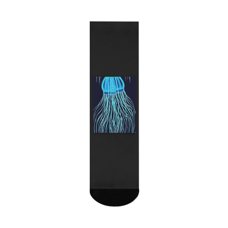 Jellyfish Artwork Sea Crew Socks | Artistshot