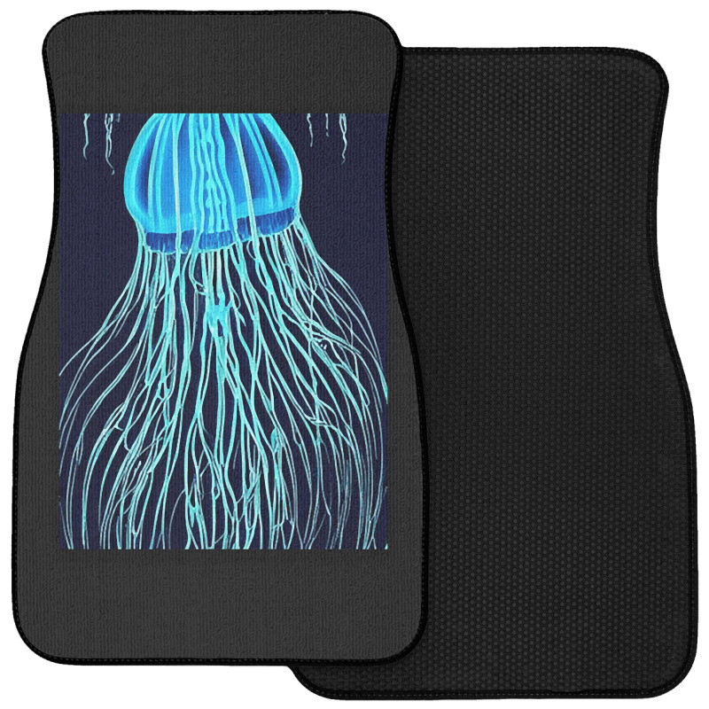 Jellyfish Artwork Sea Front Car Mat | Artistshot