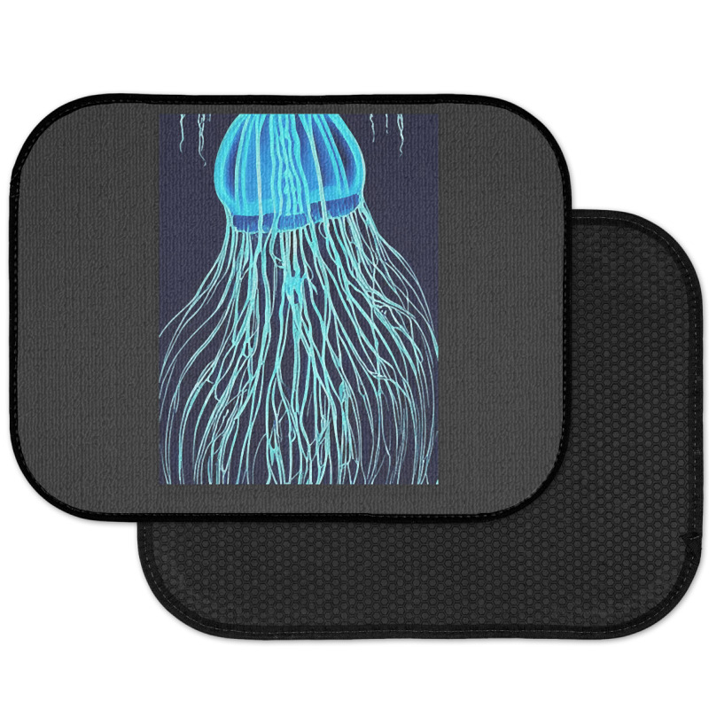 Jellyfish Artwork Sea Rear Car Mat | Artistshot