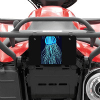 Jellyfish Artwork Sea Atv License Plate | Artistshot