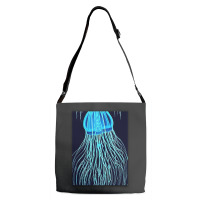 Jellyfish Artwork Sea Adjustable Strap Totes | Artistshot