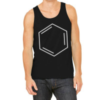 Benzene Hydrocarbon Ring White Tank Top | Artistshot