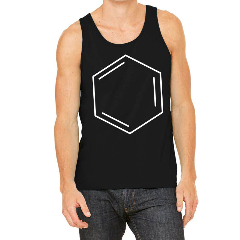 Benzene Hydrocarbon Ring White Tank Top by Crews Micki | Artistshot