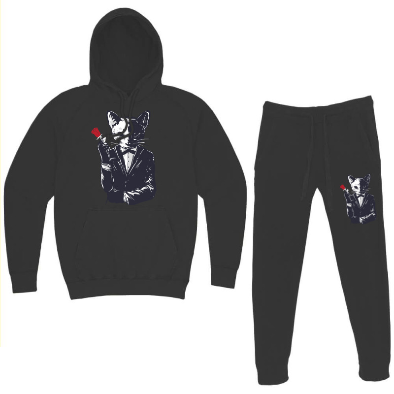 Mafia Cat Character Hoodie & Jogger Set | Artistshot