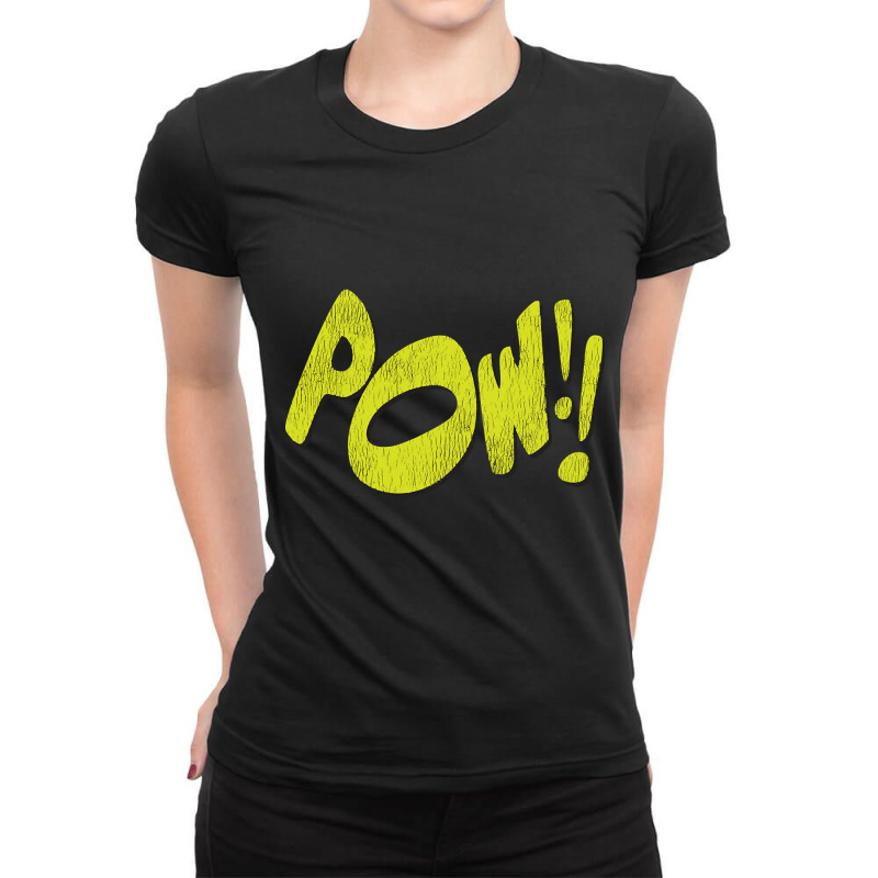 Bat Fight - Pow! Ladies Fitted T-Shirt by oatesorlandoi9eepf | Artistshot