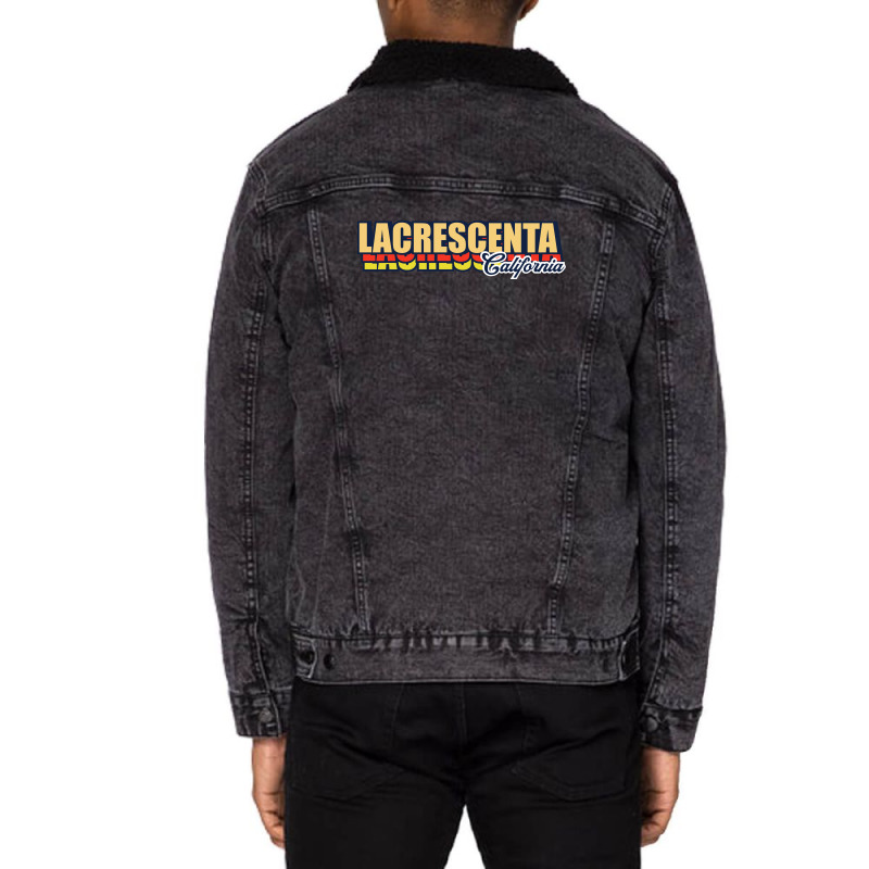 Lacrescenta California Unisex Sherpa-lined Denim Jacket | Artistshot