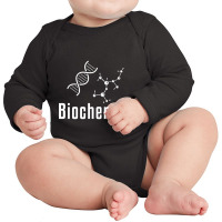 Biochemist Science Biochemistry Long Sleeve Baby Bodysuit | Artistshot