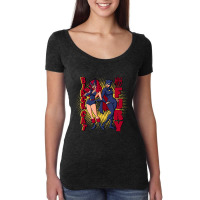 Miss Fury And Black Cat Women's Triblend Scoop T-shirt | Artistshot