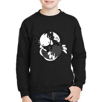 Axolotl Yin-yang Youth Sweatshirt | Artistshot