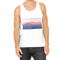 Blue And Pink Mountain Tank Top | Artistshot