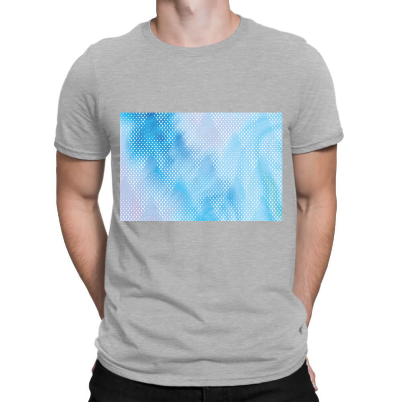 Blue And Pink Halftone T-Shirt by ElaineABernard | Artistshot