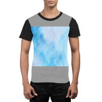 Blue And Pink Halftone Graphic T-shirt | Artistshot