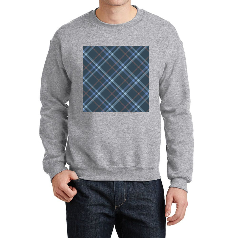 Blue Traditional Design Crewneck Sweatshirt by ElaineABernard | Artistshot