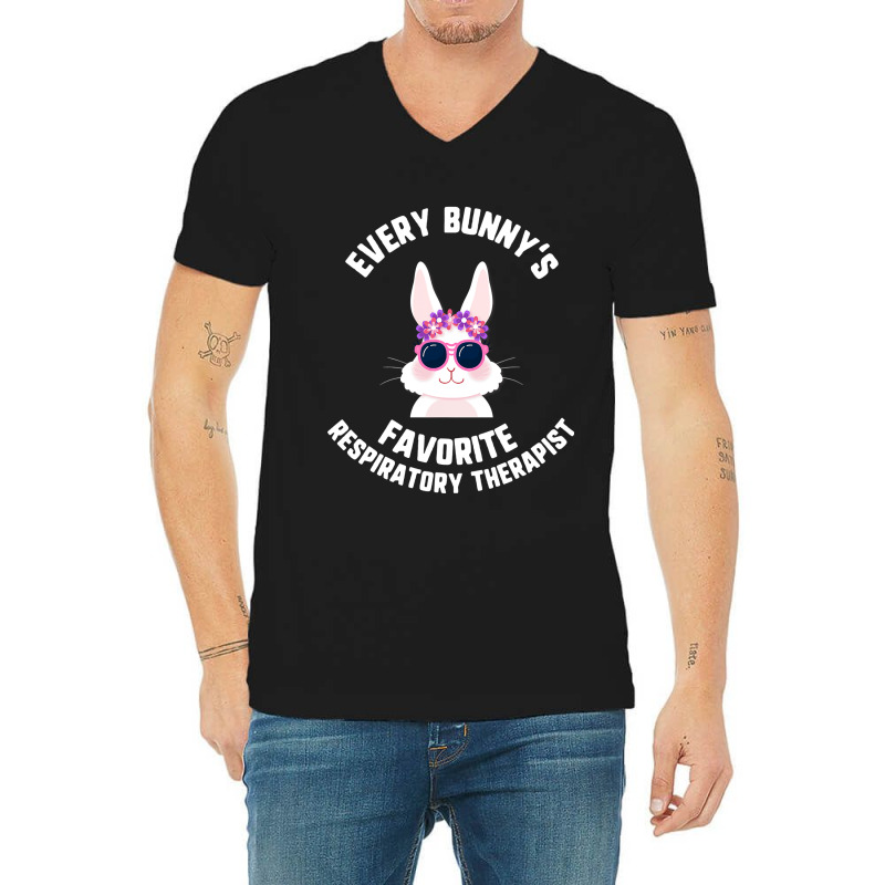 Easter Every Bunny S Favorite Respiratory Therapist Kids V-neck Tee | Artistshot