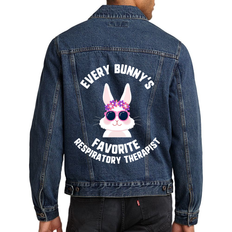 Easter Every Bunny S Favorite Respiratory Therapist Kids Men Denim Jacket | Artistshot