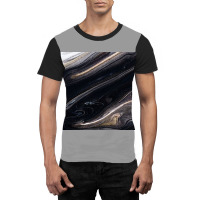 Black Liquid Graphic T-shirt | Artistshot