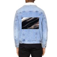 Black Liquid Unisex Sherpa-lined Denim Jacket | Artistshot