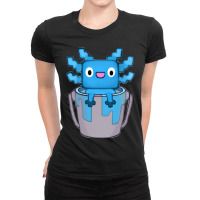 Axolotl Bucket Ladies Fitted T-shirt | Artistshot