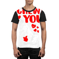 I Chews You Trex Dino Cute Baby Boy Valentines Day Gift Graphic T-shirt | Artistshot