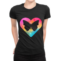 Butterfly Gift For Girls And Women Ladies Fitted T-shirt | Artistshot