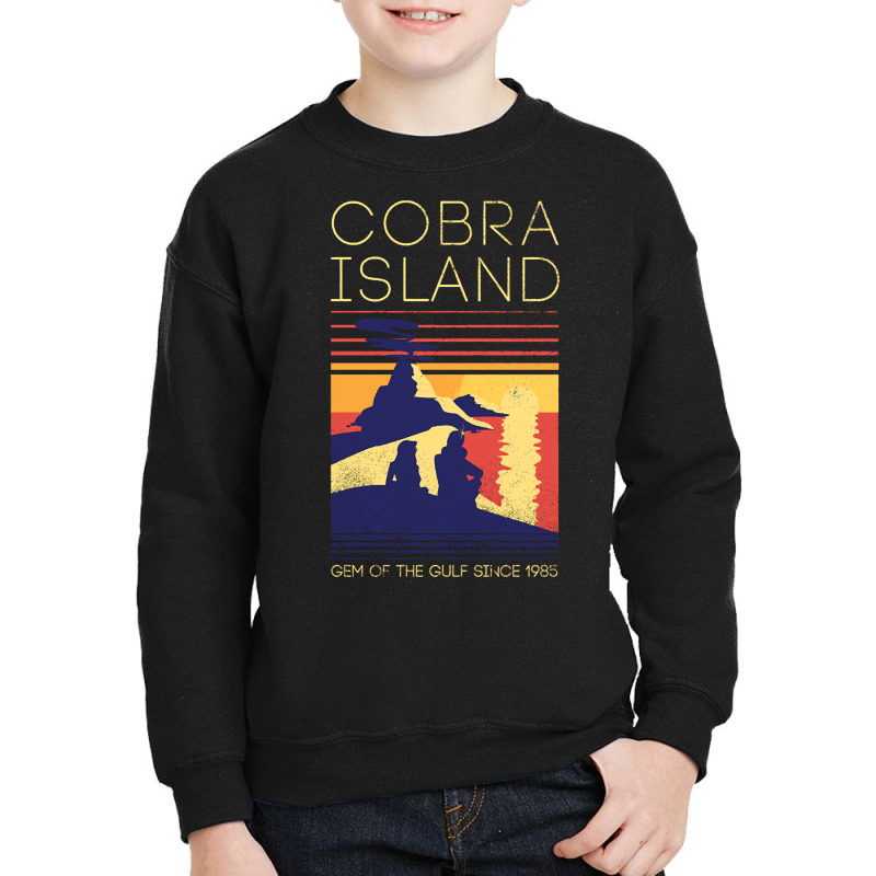 Visit Cobra Island Youth Sweatshirt by mckeebeckett3l9yxd | Artistshot