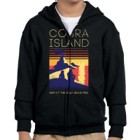 Visit Cobra Island Youth Zipper Hoodie | Artistshot