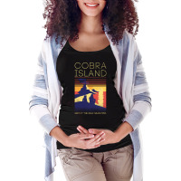 Visit Cobra Island Maternity Scoop Neck T-shirt | Artistshot