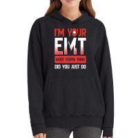 Emt Emergency Medical Technician Ambulance Responder Ems Vintage Hoodie | Artistshot