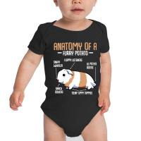 Anatomy Of A Furry Potato Guinea Pig Household Pet Animal Baby Bodysuit | Artistshot