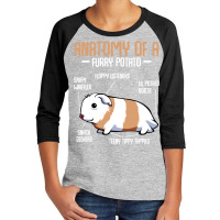 Anatomy Of A Furry Potato Guinea Pig Household Pet Animal Youth 3/4 Sleeve | Artistshot