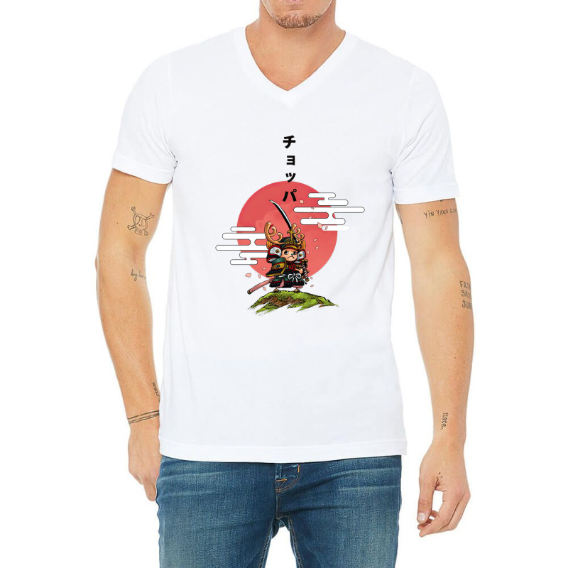 Chopper Samurai V-neck Tee | Artistshot