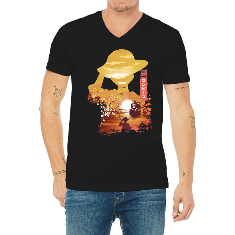 King Of The Pirates V-neck Tee | Artistshot